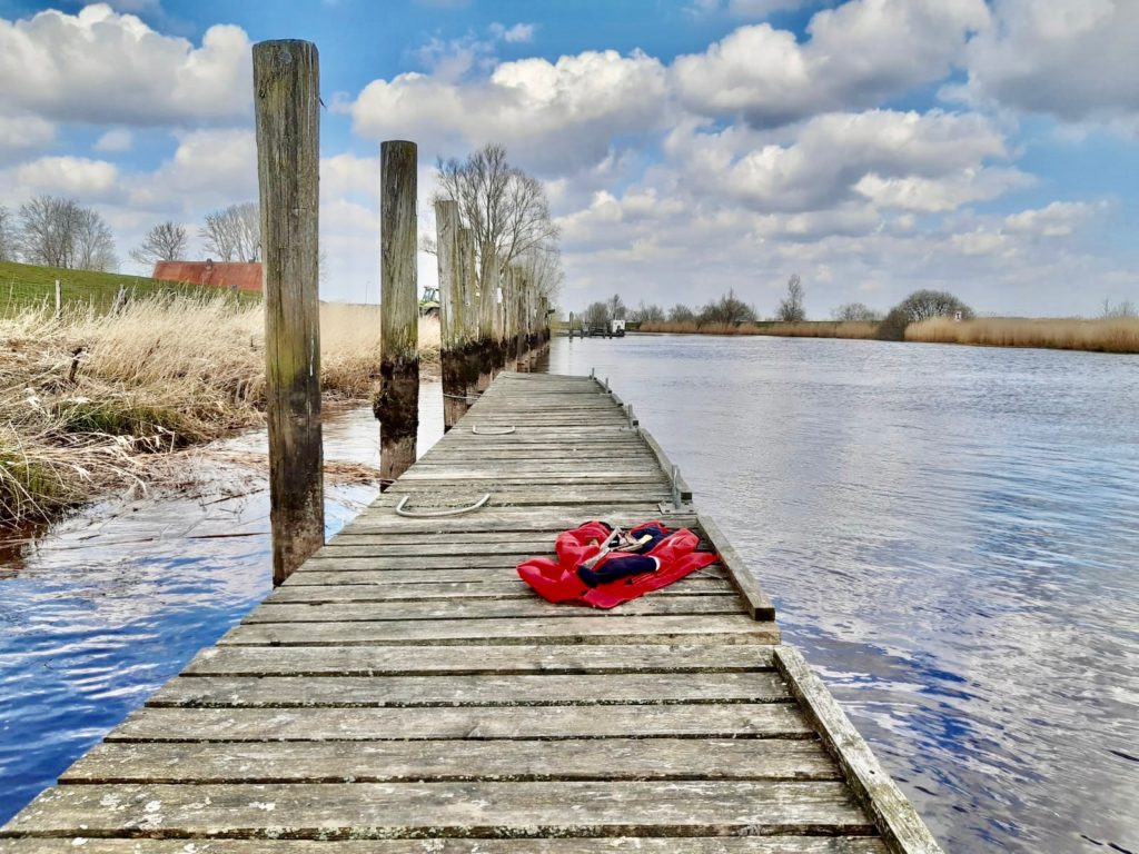 Liegeplätze an der oste Brobergen Hausboote Motorboote Kajak Angelboot Urlaub