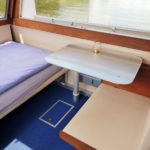 Hausboot mieten, Hausboot Urlaub in Bremervörde, 2 Personen 2 Kinder Nordsee Elbe Oste Stade Innen Bett